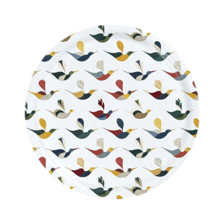 HappyTrays Serviertablett rund "Ally and friends", Ø 46cm