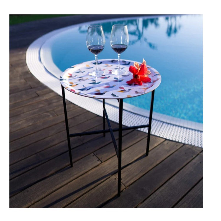 HappyTrays Serviertablett rund "Ally and friends", Ø 46cm
