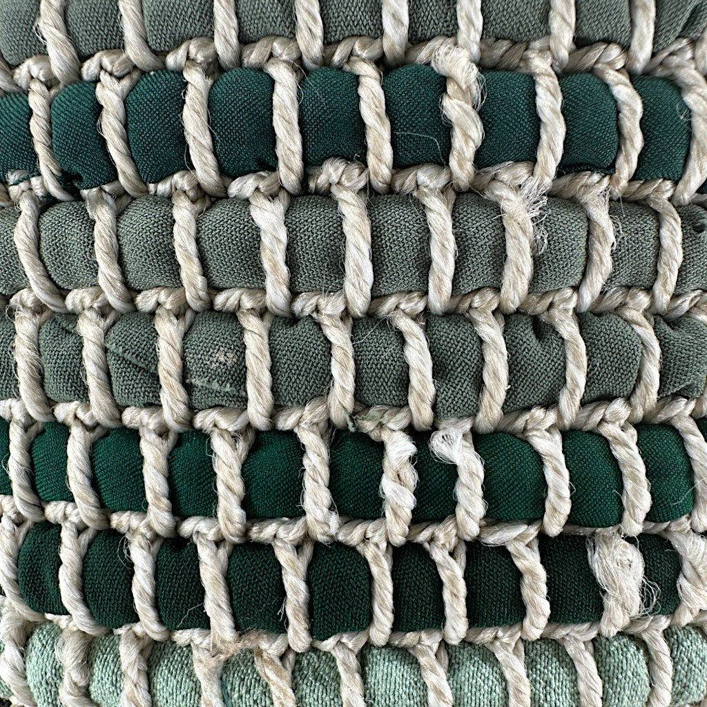 Kendaka Korb mit Lederhenkel Gewürzgrün