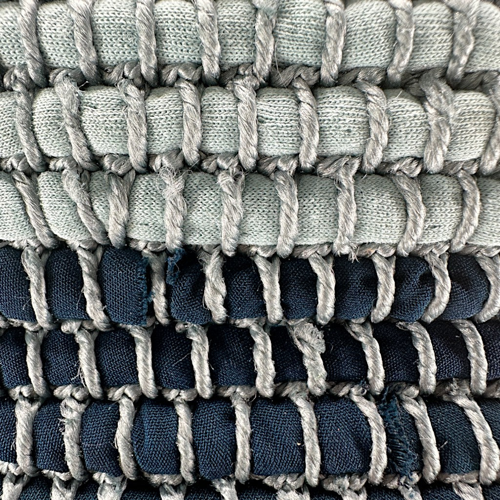 Kendaka Korb mit Lederhenkel Grün, Ø 37 cm