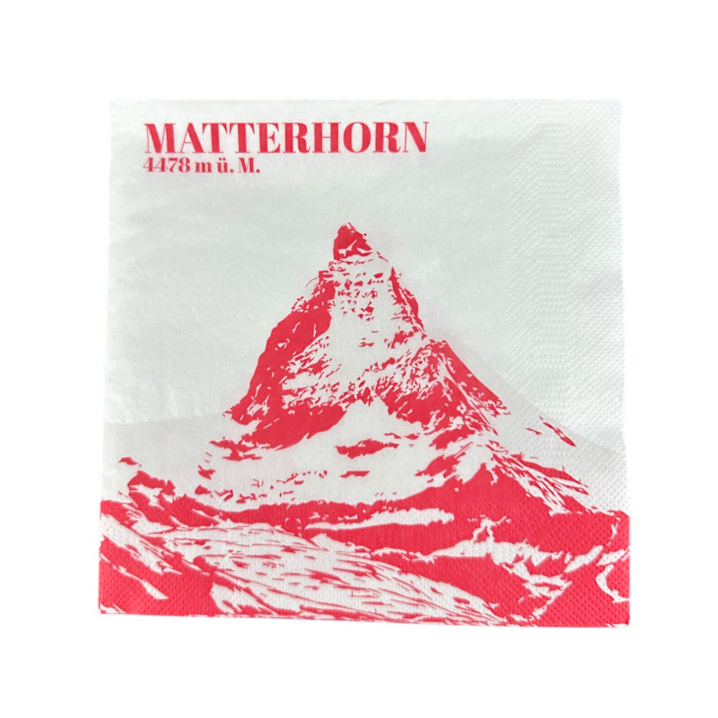 Berg Serviette Matterhorn 33x33, Papier