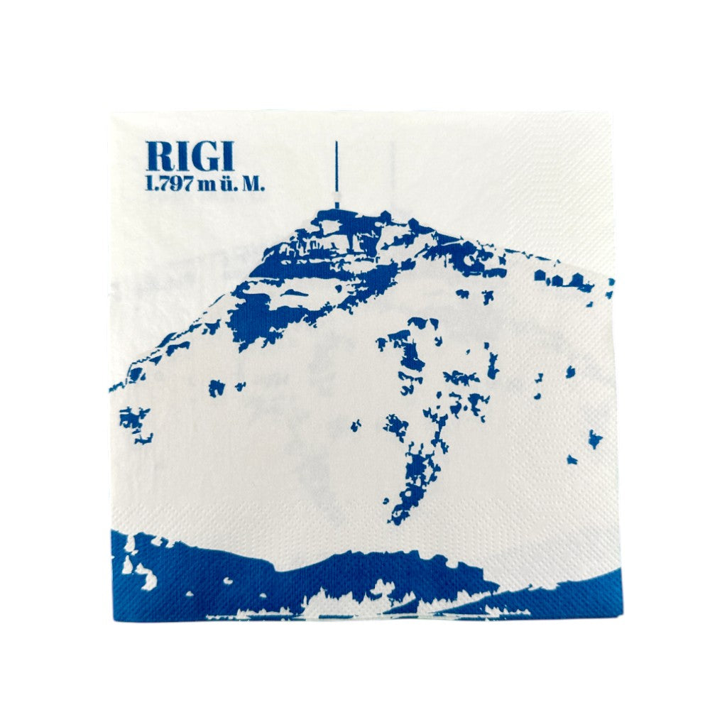Berg Serviette Rigi 33x33, Papier