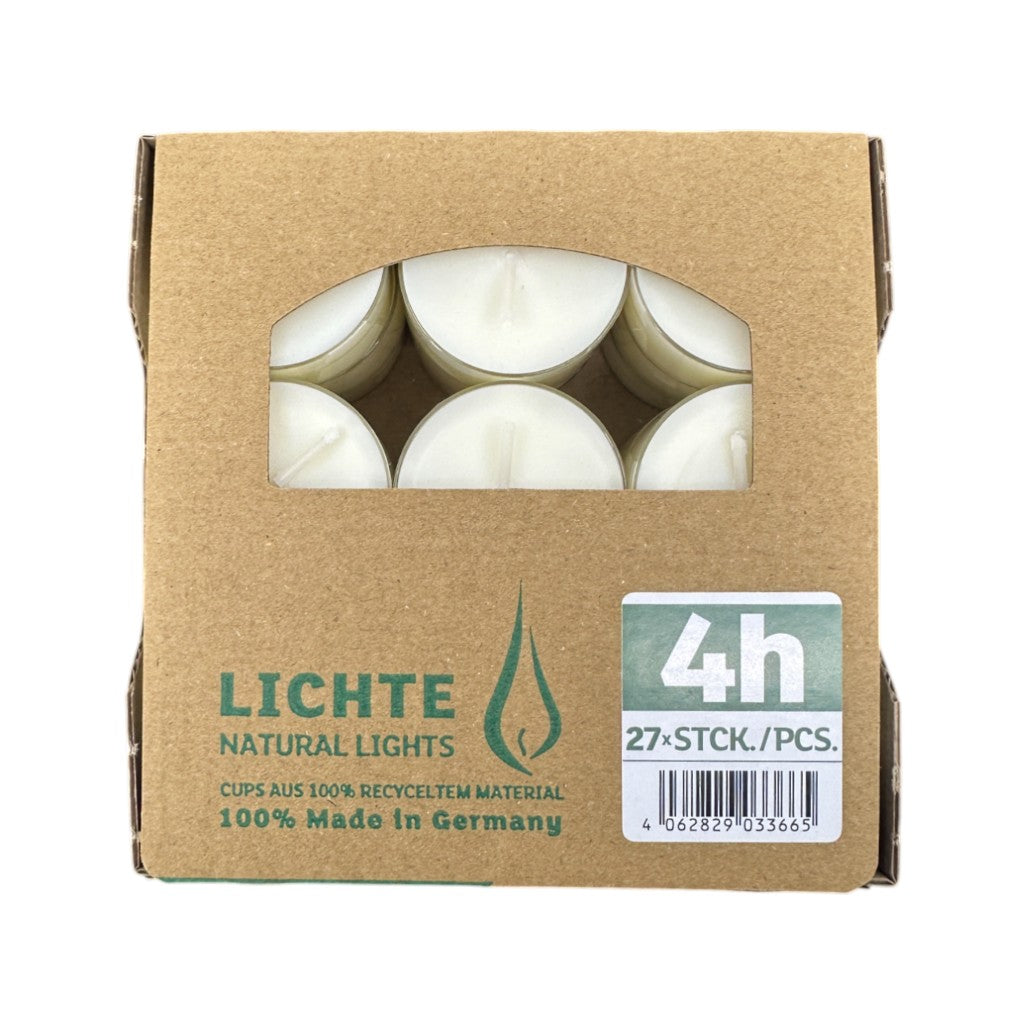 WENZEL Teelichter, Ø 3.8 cm, 27 Stück