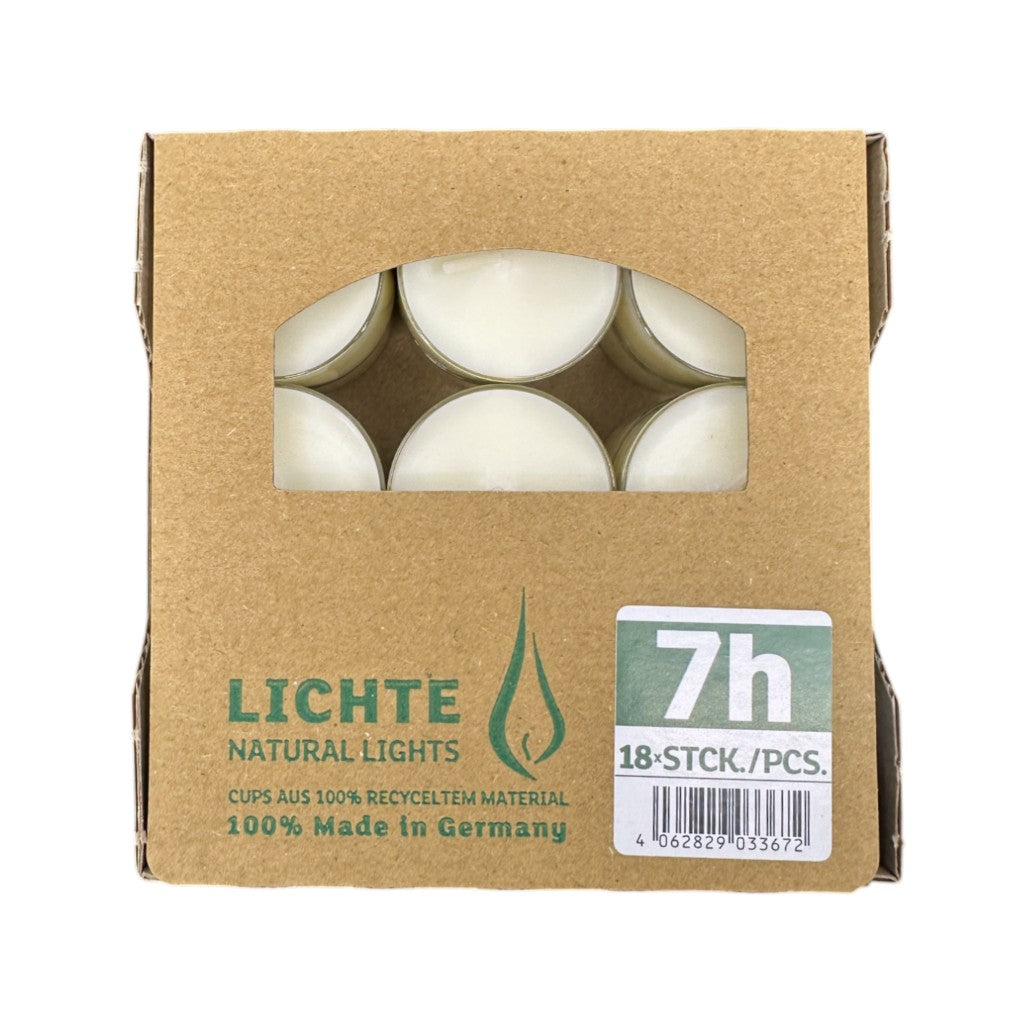 WENZEL Teelichter, Ø 3.8 cm, 18 Stück