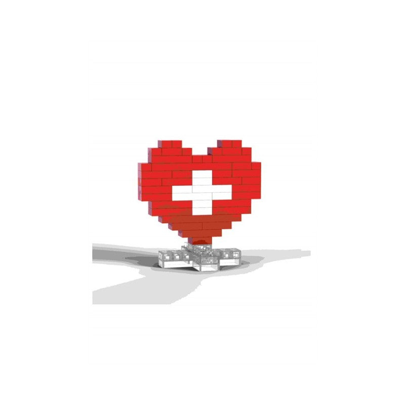 creanorm Brixies Postkarte Schweiz Herz Luzern