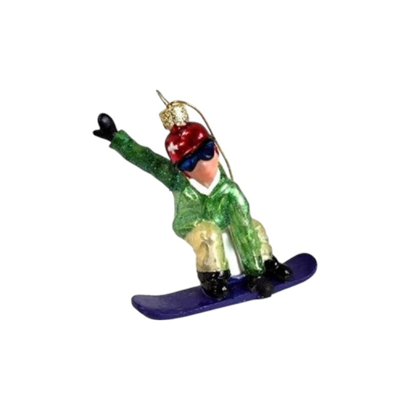 creanorm Glas Ornament Snowboarder