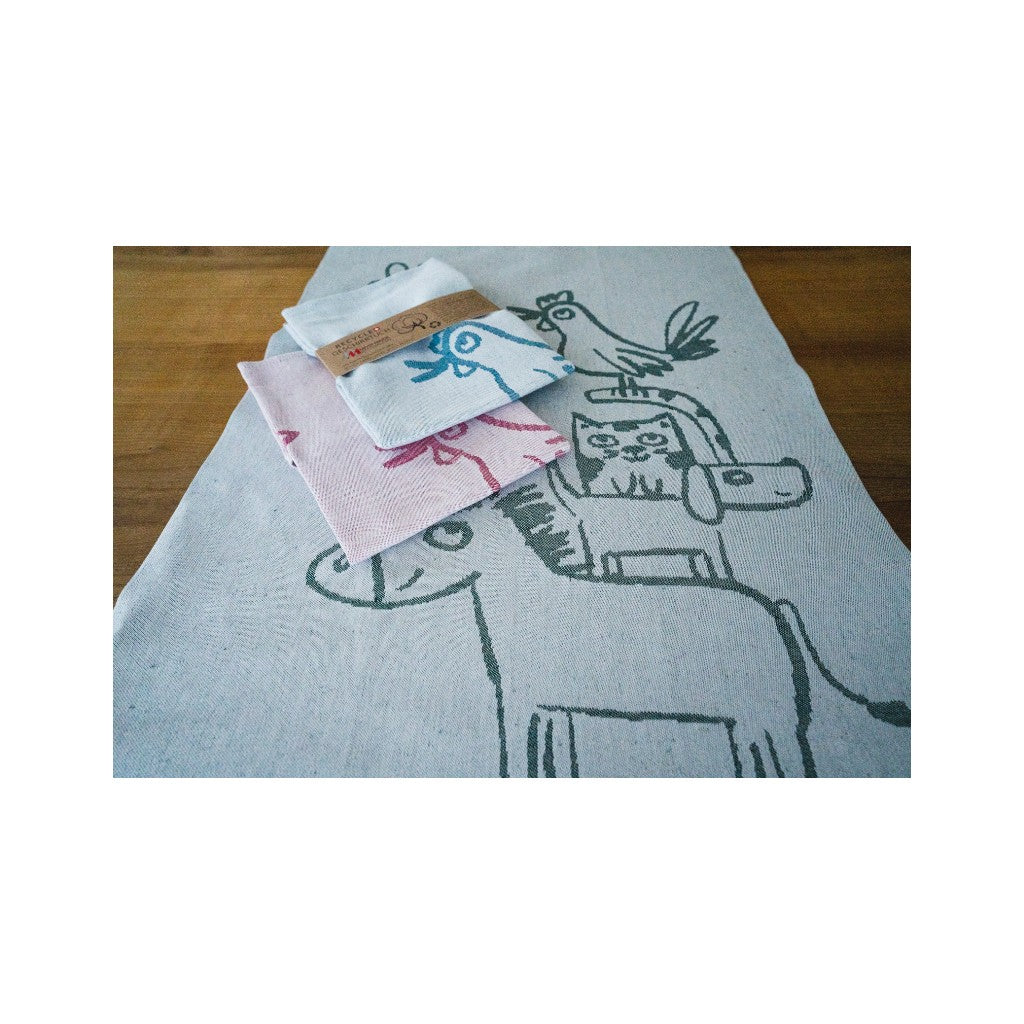 MEYER-MAYOR Geschirrtuch Bremer Stadtmusikanten Comic