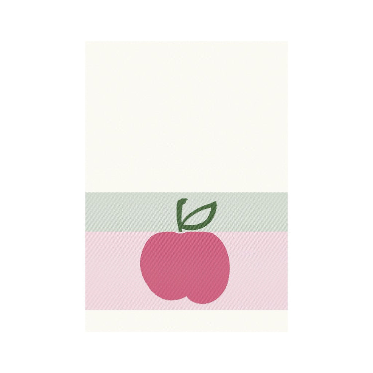 Geschirrtuch Apfel pink/beige
