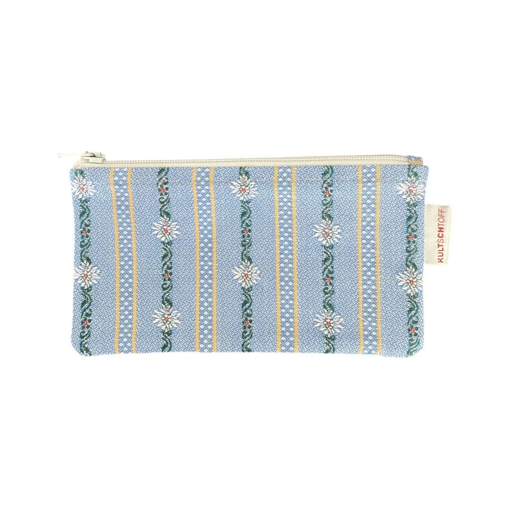 KULTSCHTOFF Etui Edelweiss, blau