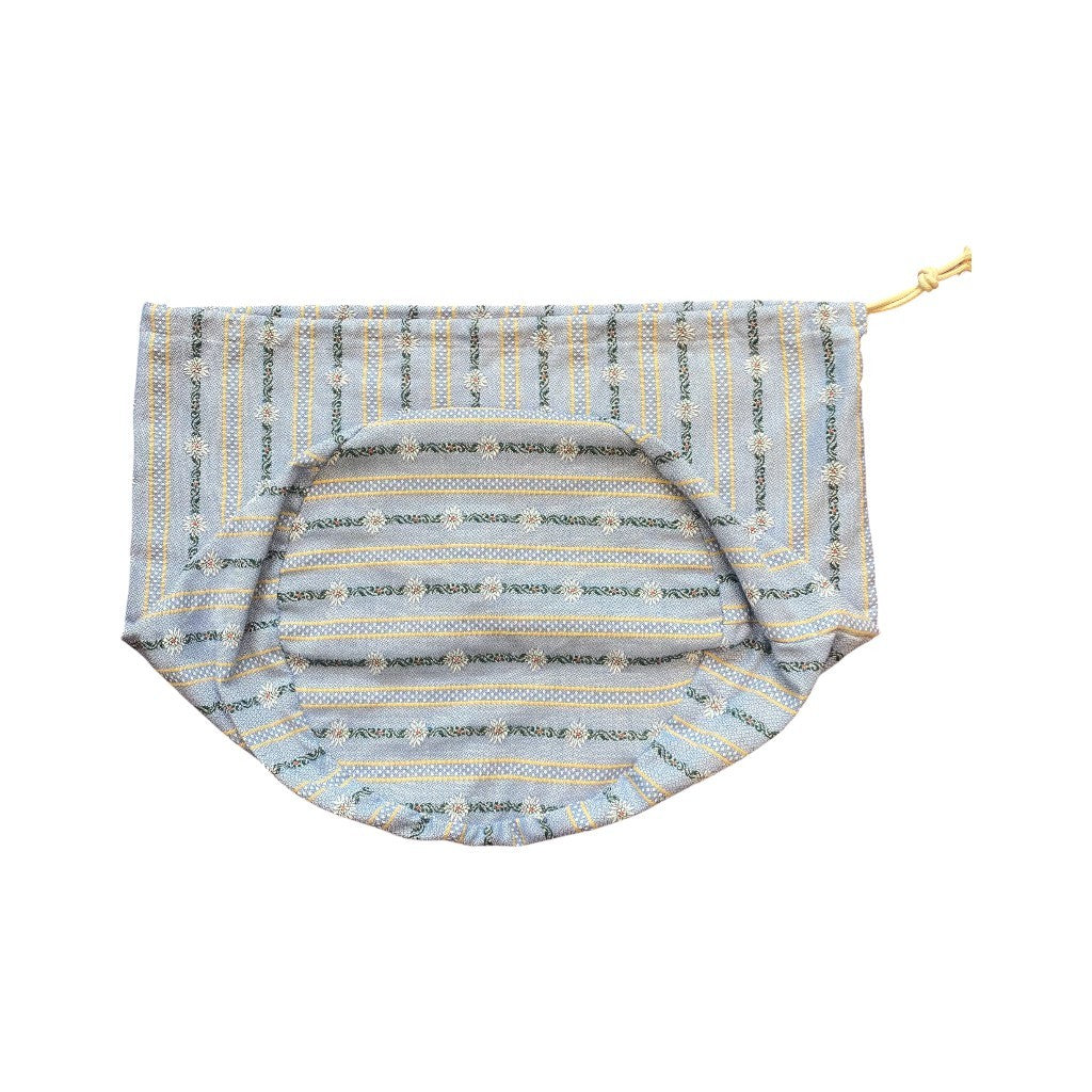 KULTSCHTOFF Wäschesack Edelweiss blau, klein, 30 lt.