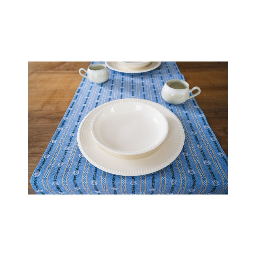 KULTSCHTOFF Tisch-Läufer Edelweiss