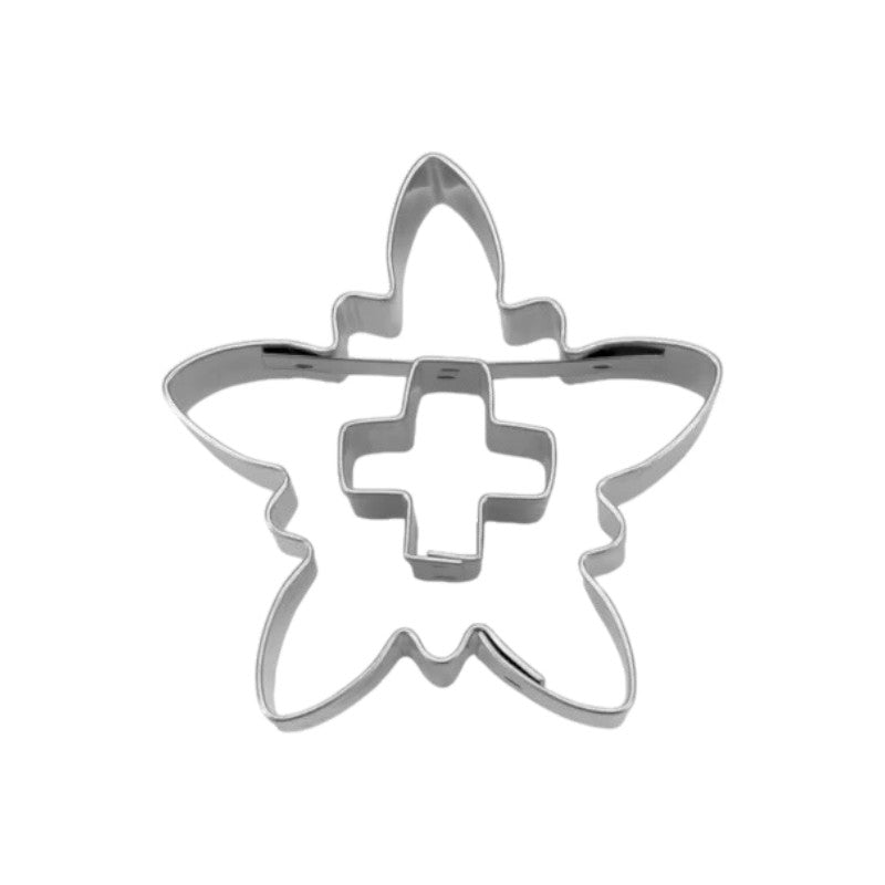 Städter Ausstecher Edelweiss mit Kreuz