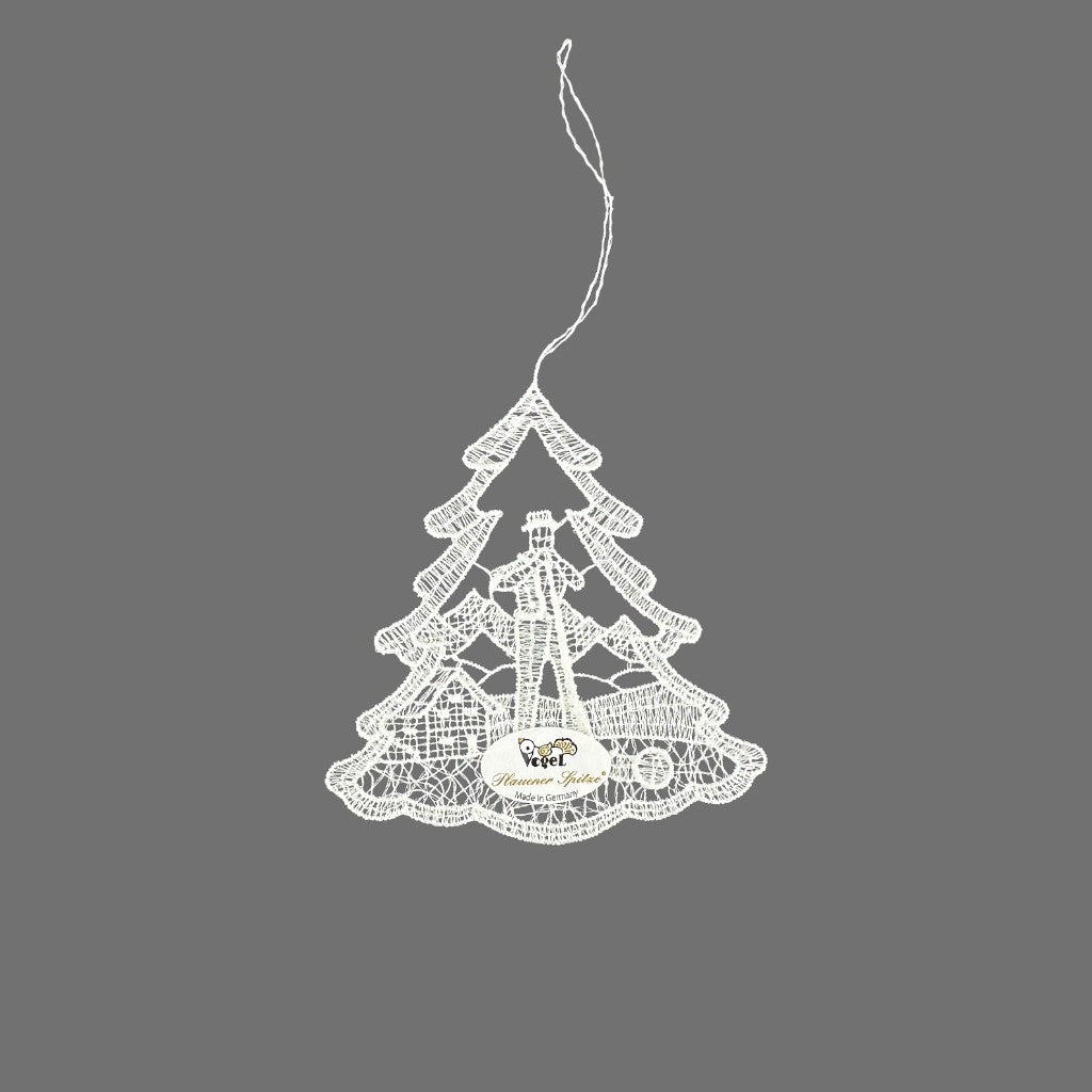 Weihnachtsanhänger Alphornbläser