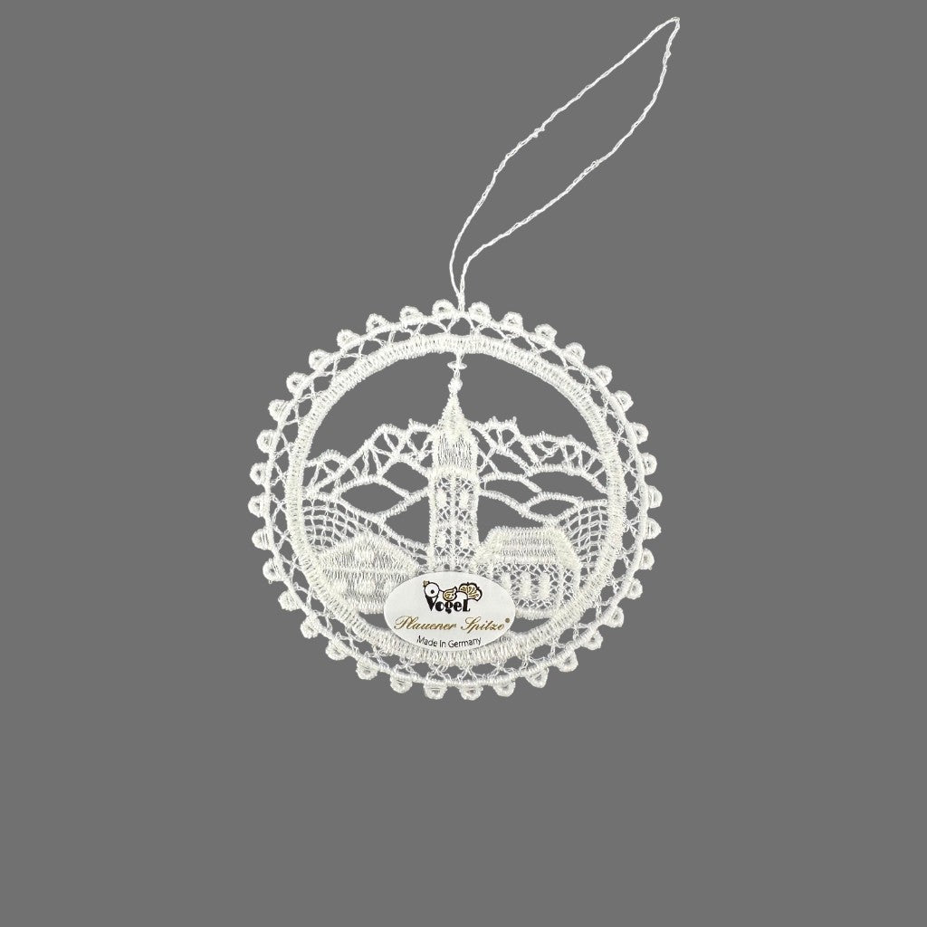 Weihnachtsanhänger Kugel mit Bergen