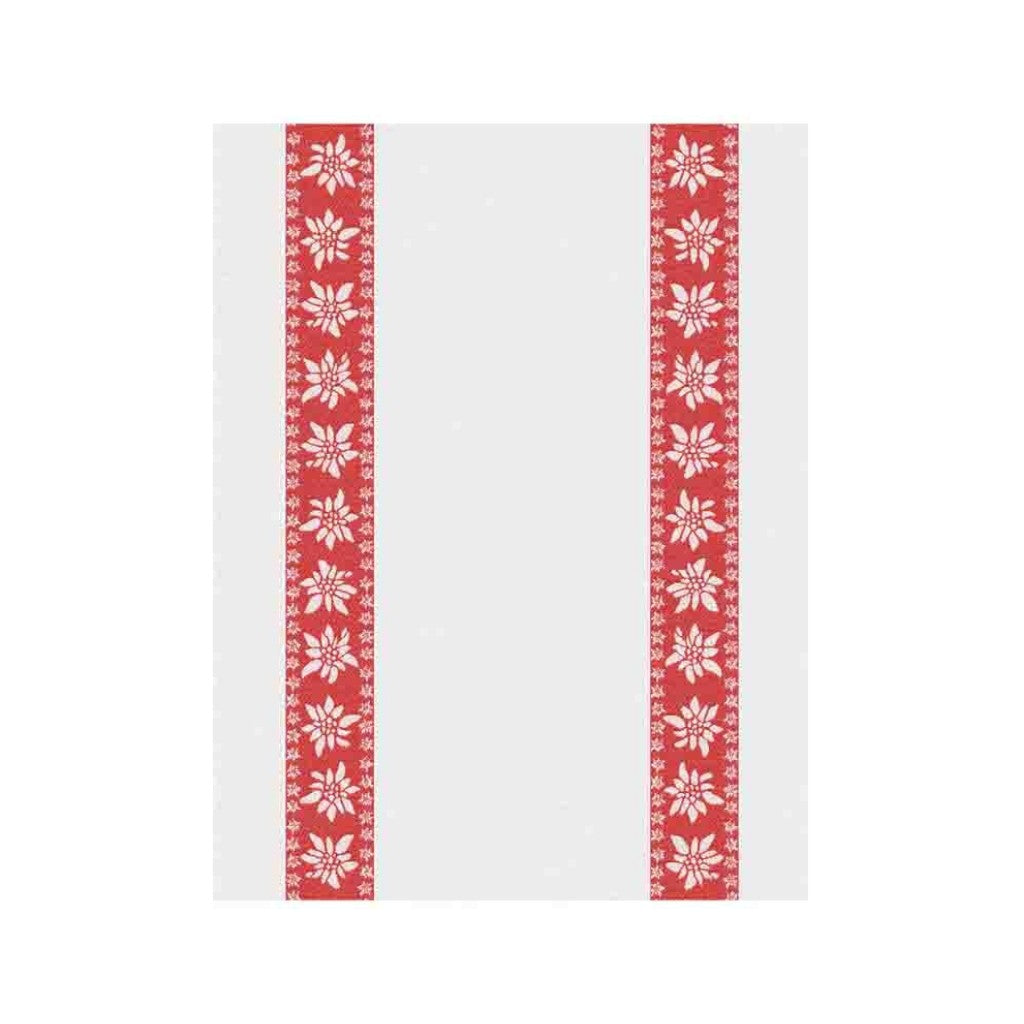 KULTSCHTOFF Geschirrtuch Edelweiss, Weiss