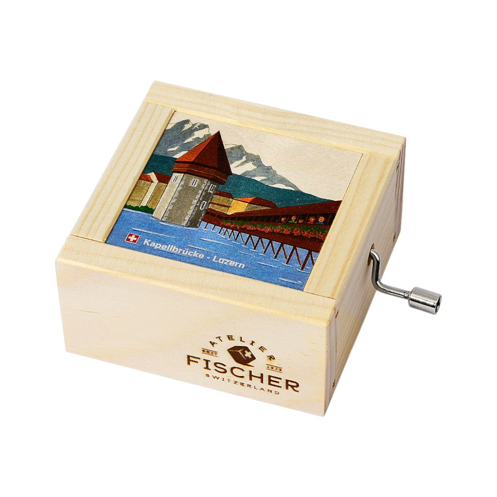 Atelier Fischer Musikdose klein Kapellbrücke