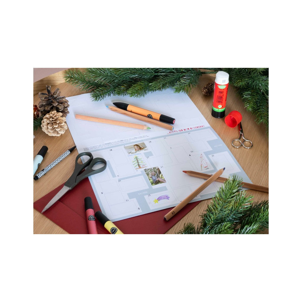 fidea Adventskalender zum selbst Ausfüllen, Bilder