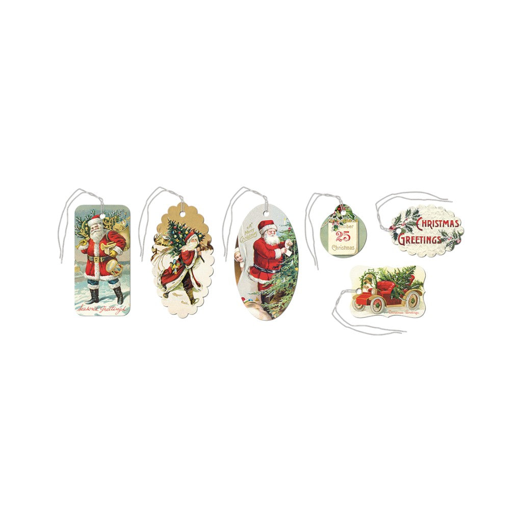 Cavallini Santa Claus Geschenkanhänger