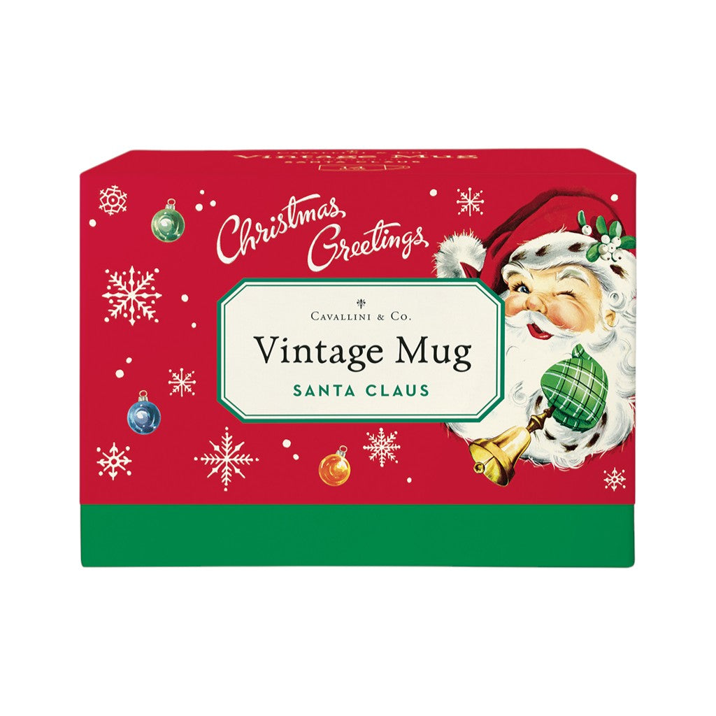 Cavallini Vintage Tasse Santa Claus