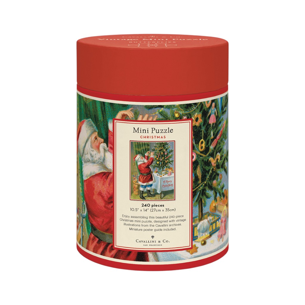 Cavallini Christmas Santa Mini Puzzle, 240 Teile