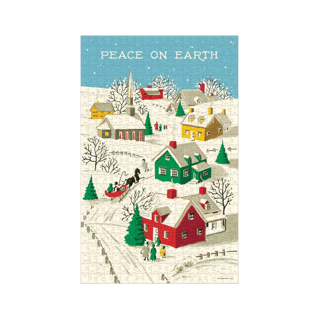 Cavallini Vintage Puzzle Peace on Earth, 500 Teile