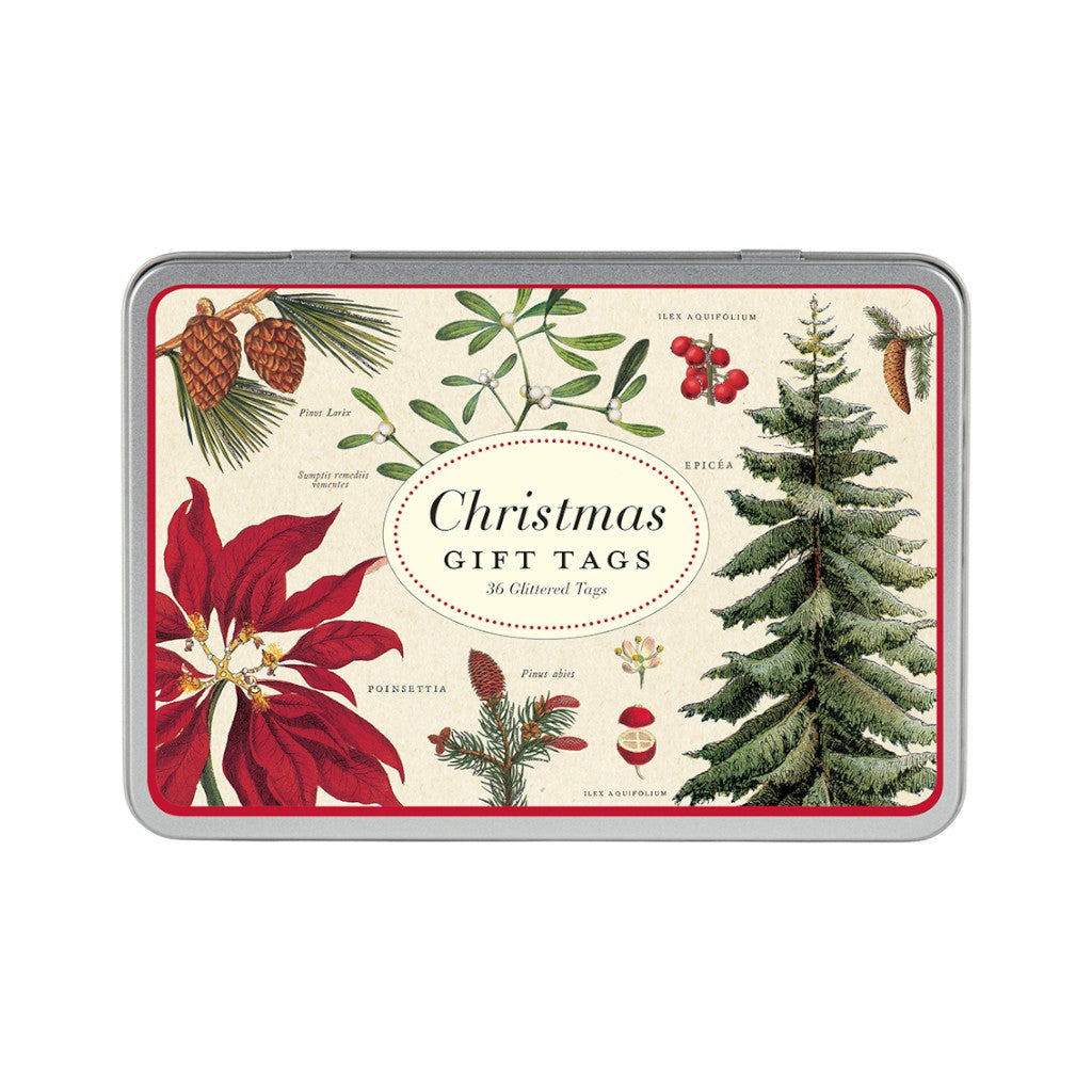 Cavallini Geschenkanhänger Christmas Botanical