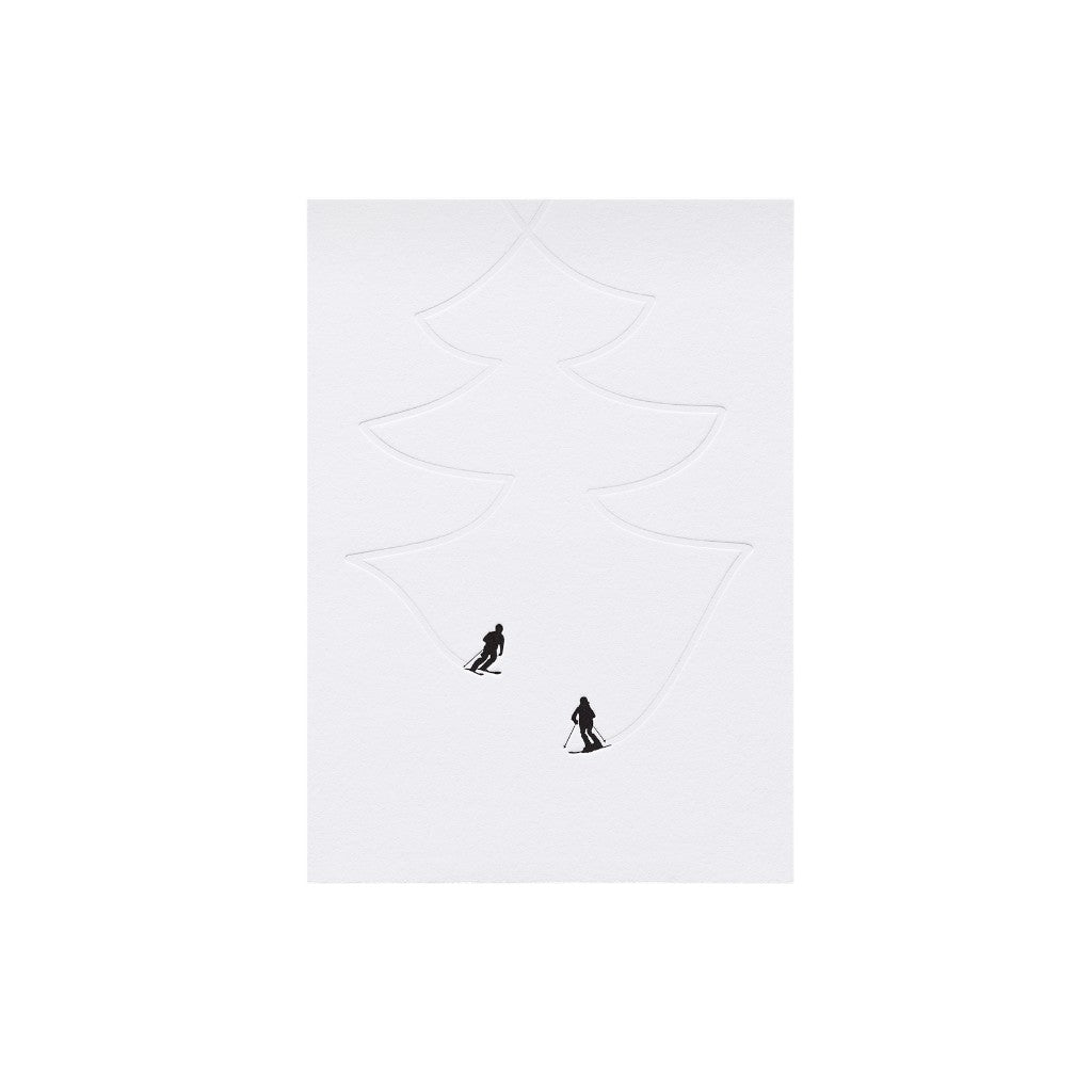 KoBold Manufaktur Karte A6 - Skifahrer