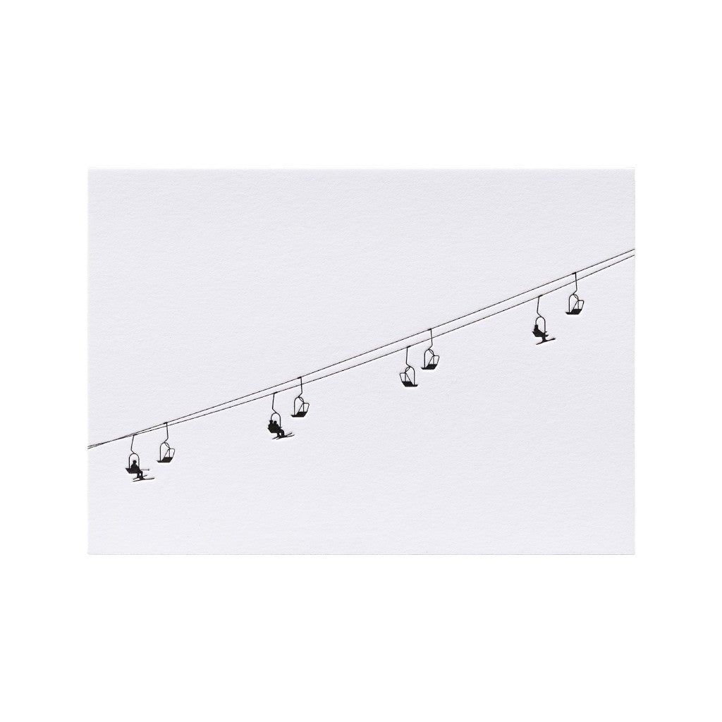 KoBold Manufaktur Karte A6 - Sessellift