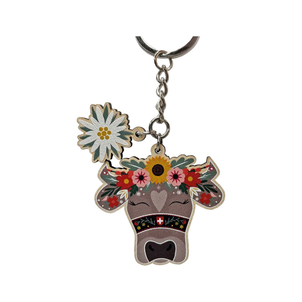 Schlüsselanhänger Schweizer Kuh