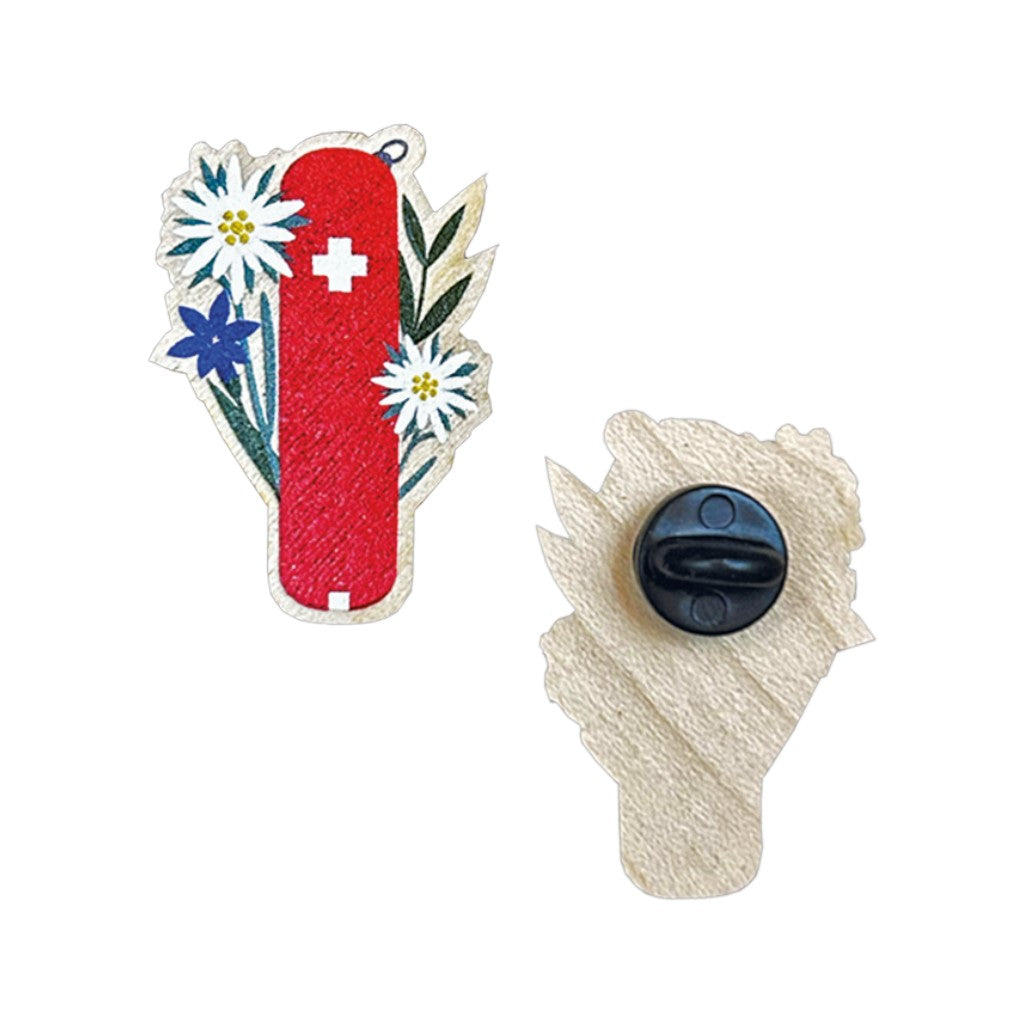 Holz Pin Schweizer Taschenmesser