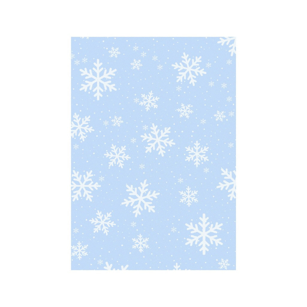 MEYER-MAYOR Geschirrtuch Schneeflocken allover, hellblau