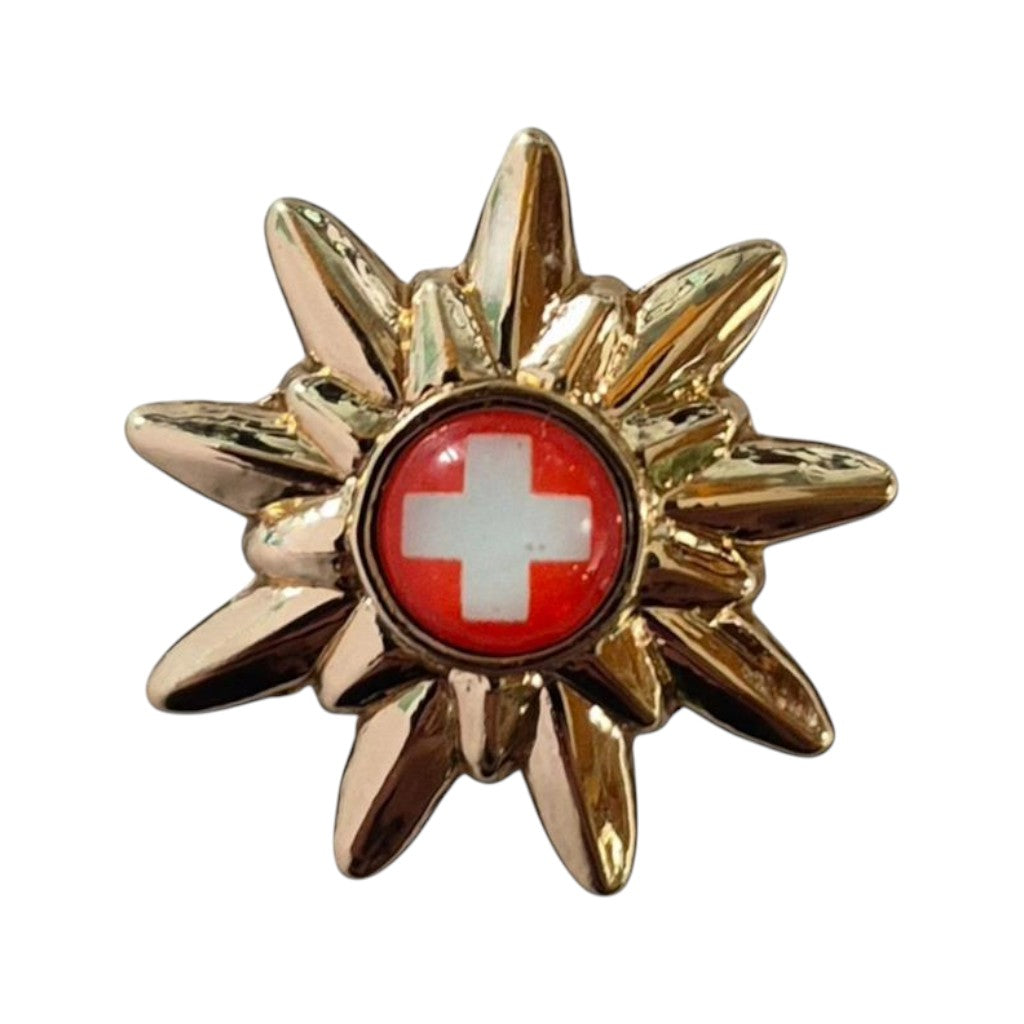 creanorm Pin Goldblume ® Schweiz-Tourismus