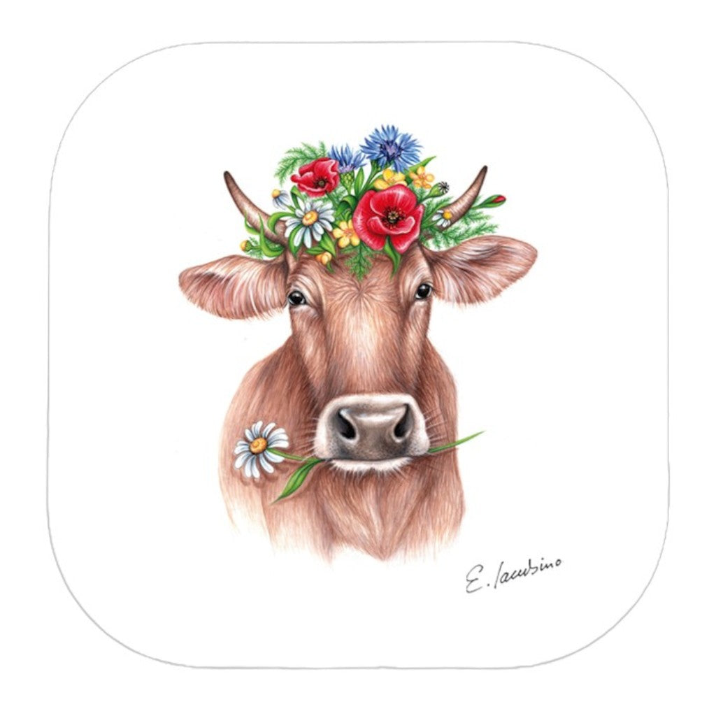 creanorm Untersetzer Blumenkuh, 9 x 9 cm