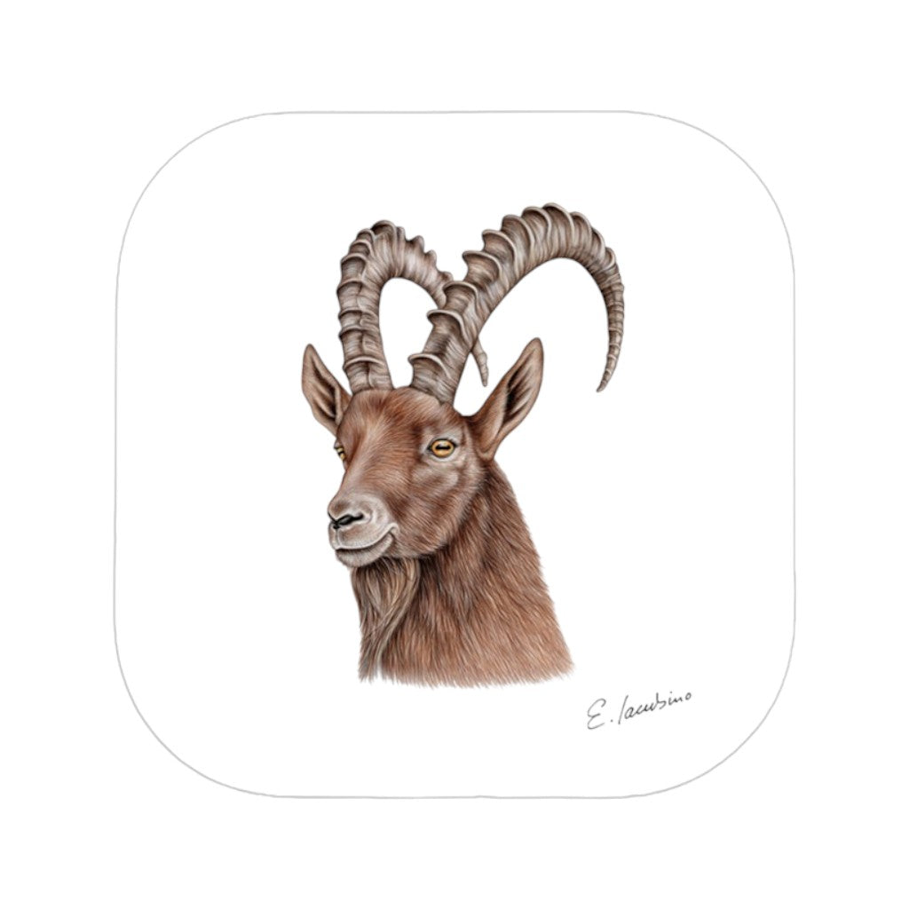 creanorm Untersetzer Steinbock, 9 x 9 cm