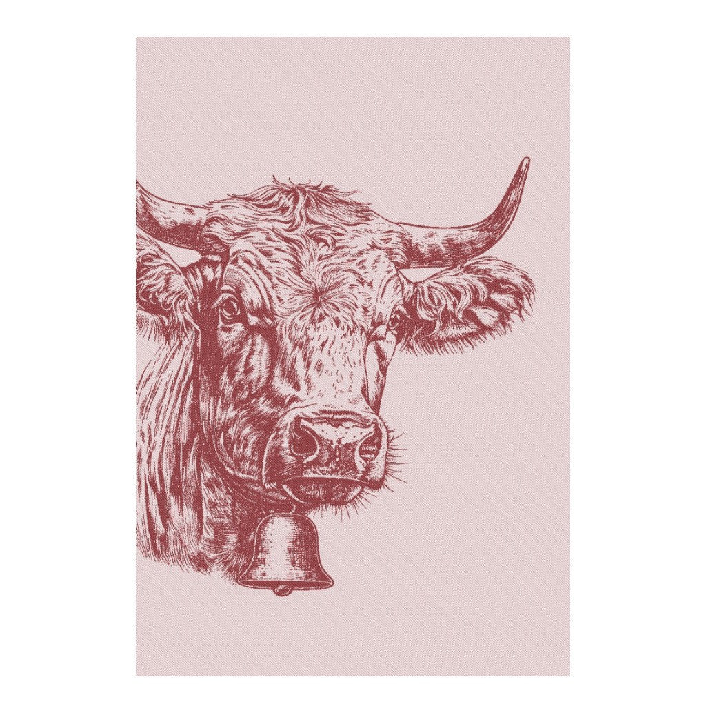 mumix Küchentuch Kuh, Bordeaux