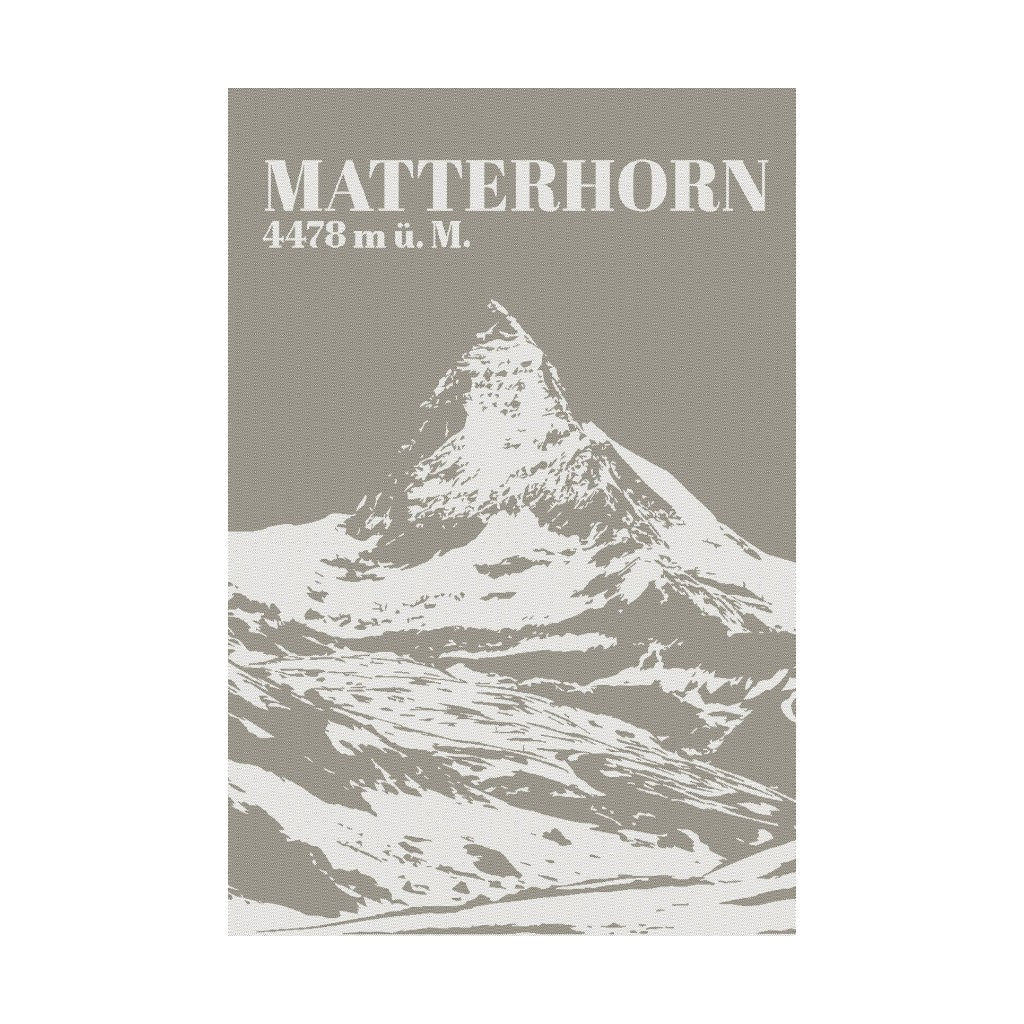 KULTSCHTOFF Küchentuch Berg Matterhorn, Taupe