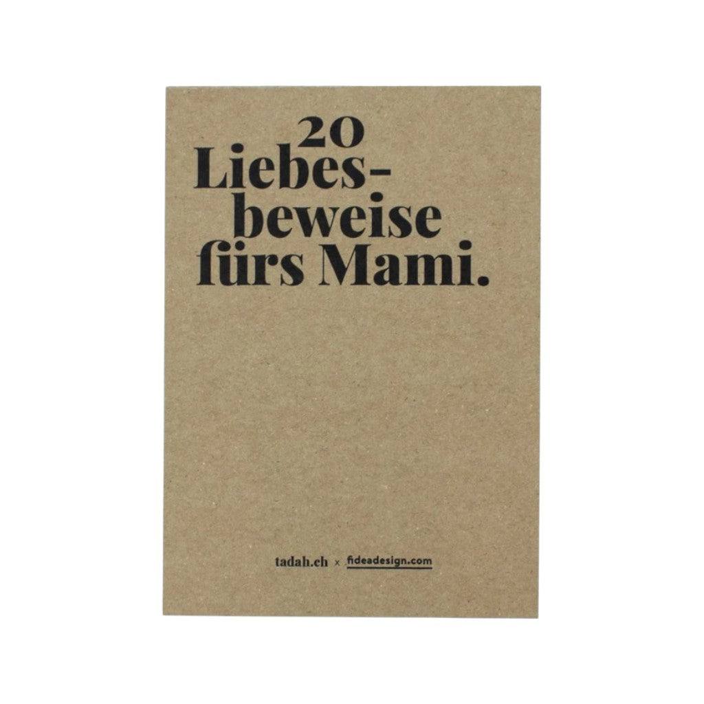 Fidea Design Block Mami ist die Beste, A6