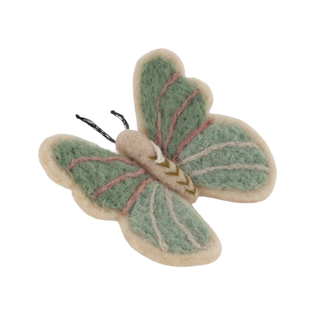 Gry & Sif Dekoanhänger Schmetterling, Grün