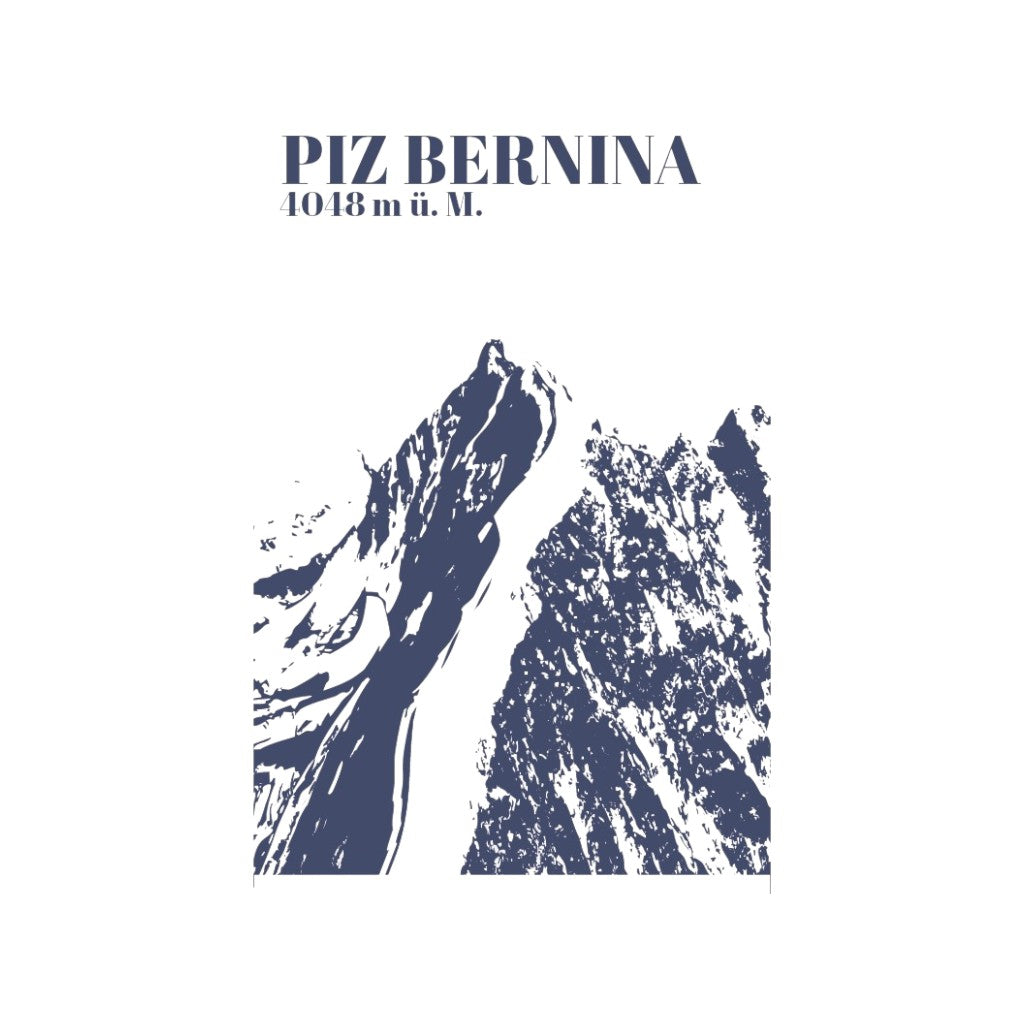 Berg Postkarte Piz Bernina