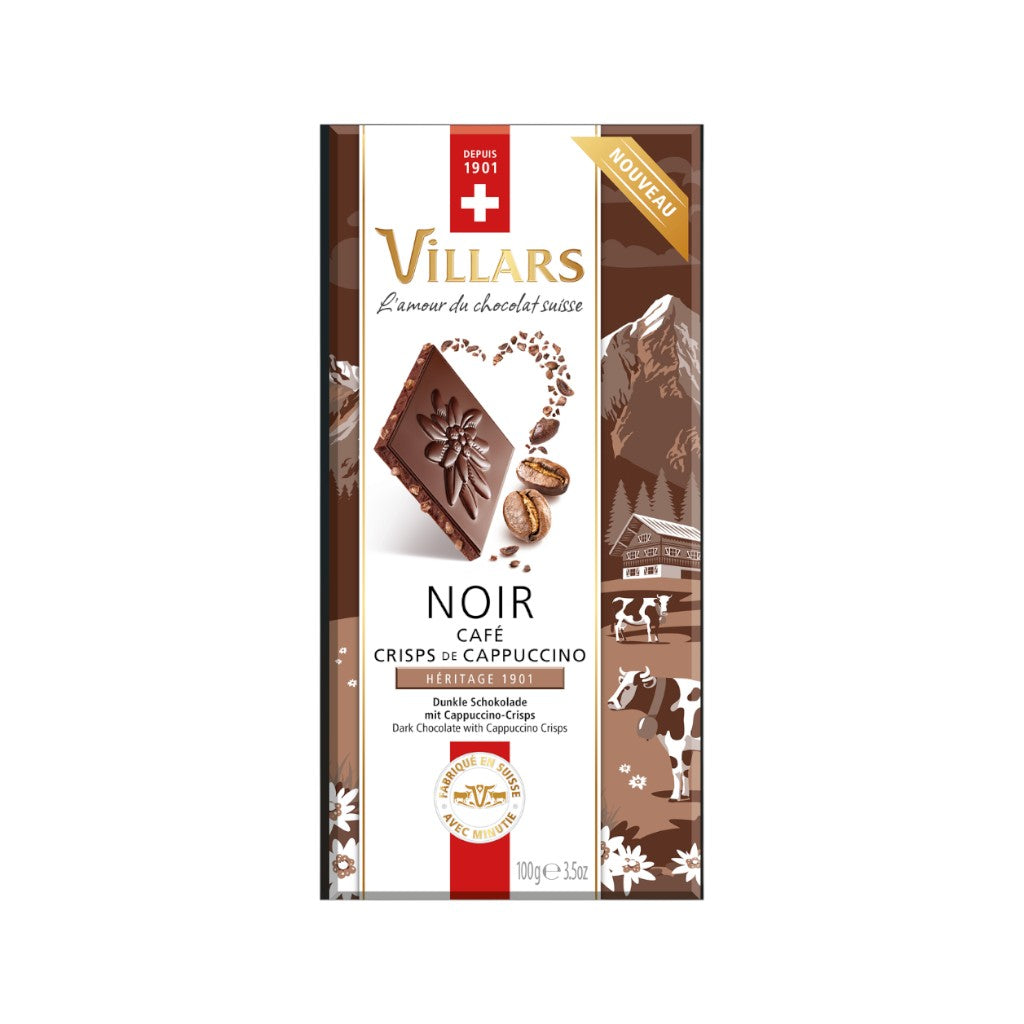 Villars Schokolade - Dunkel mit Kaffee