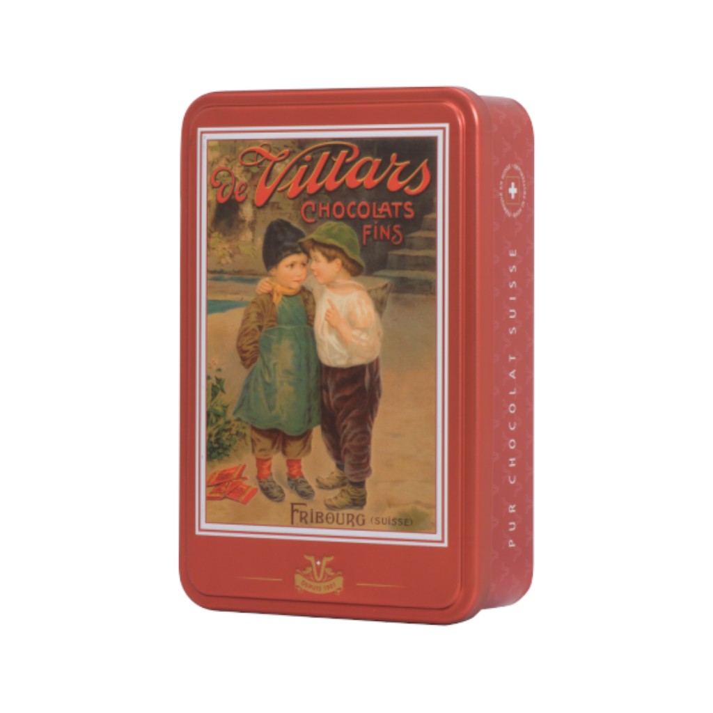 Villars Pralinen Dose Kollektion Rot