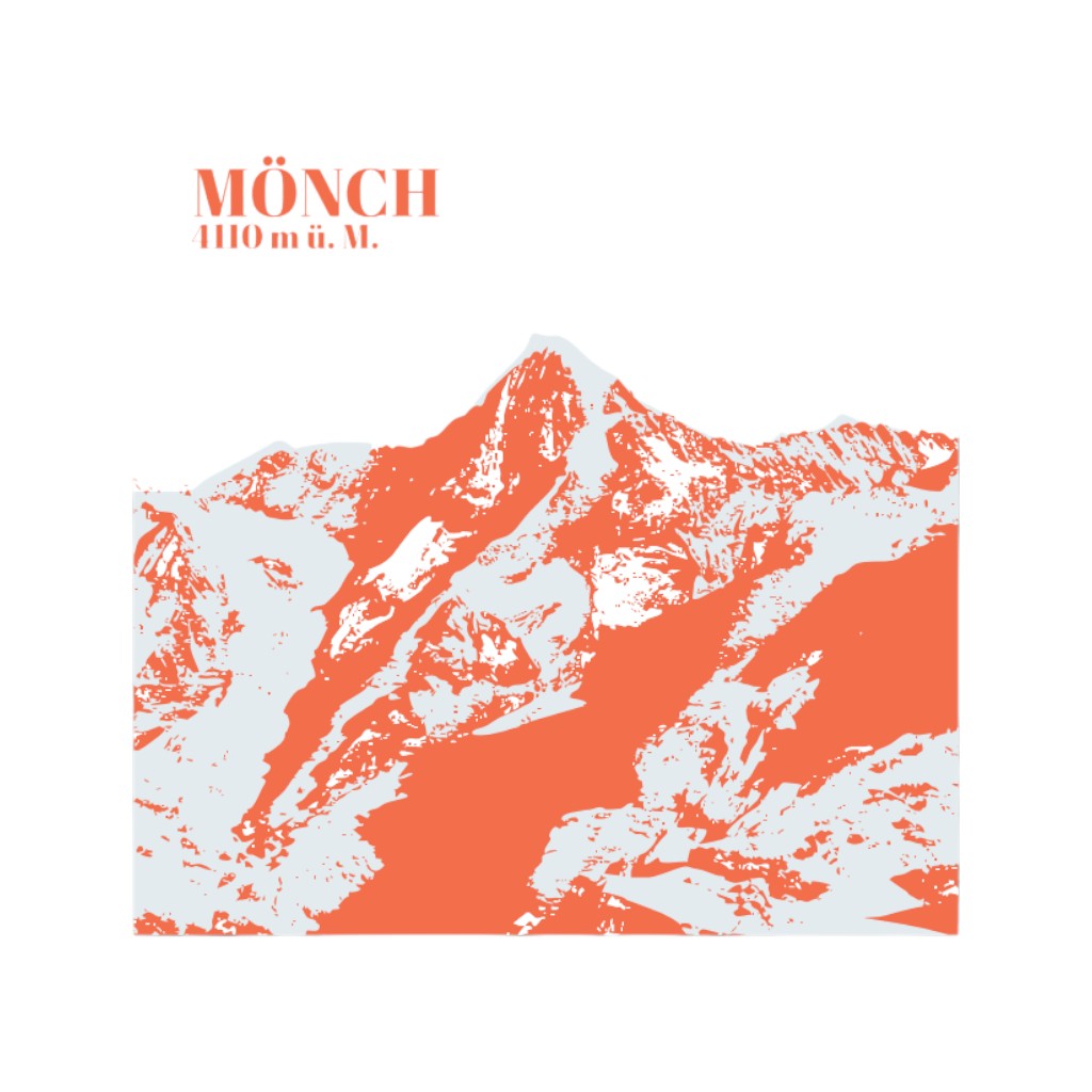 feinedinge Serviette Mönch , 33 x 33 cm