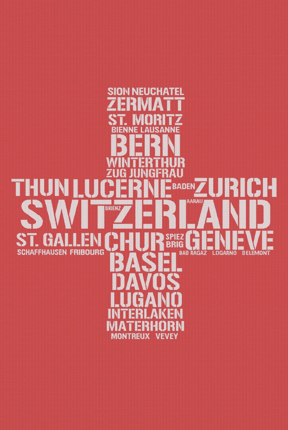 MEYER-MAYOR Küchentuch Cross Städte, Rot
