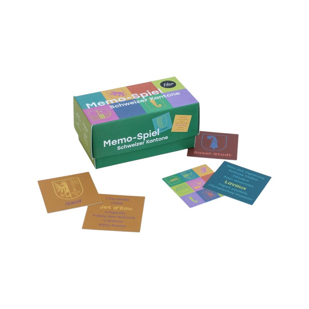 Fidea Design Memoriespiel Kantone