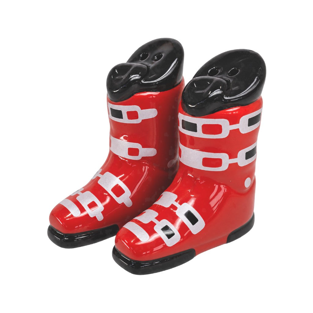 things Ski Schuhe Salz und Pfeffer Streuer