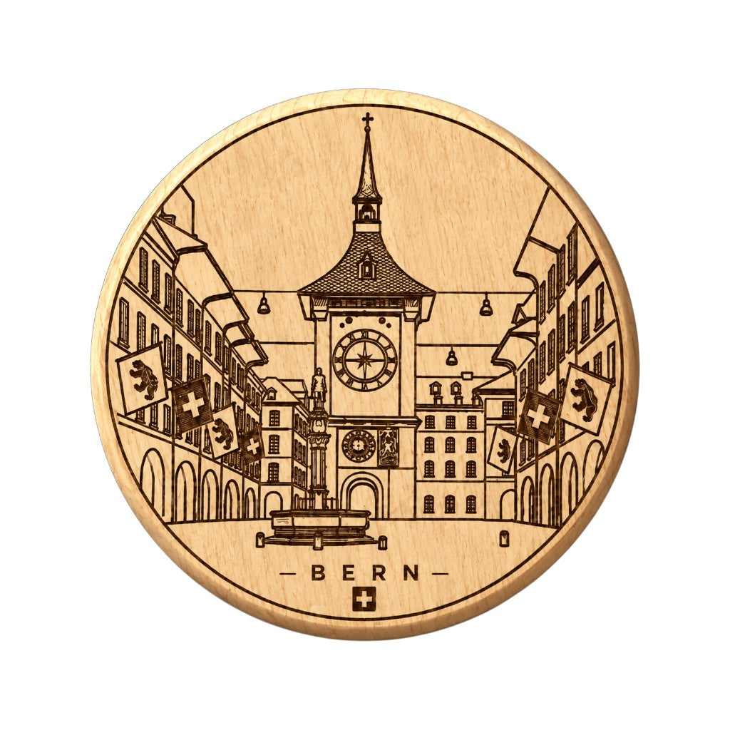 BIBIK Magnet Flaschenöffner Bern Zytglocke, ⌀ 65 mm
