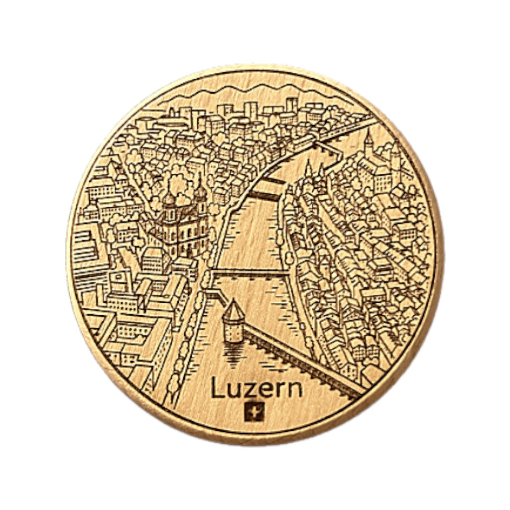 BIBIK Magnet Flaschenöffner Luzern Stadt, ⌀ 65 mm