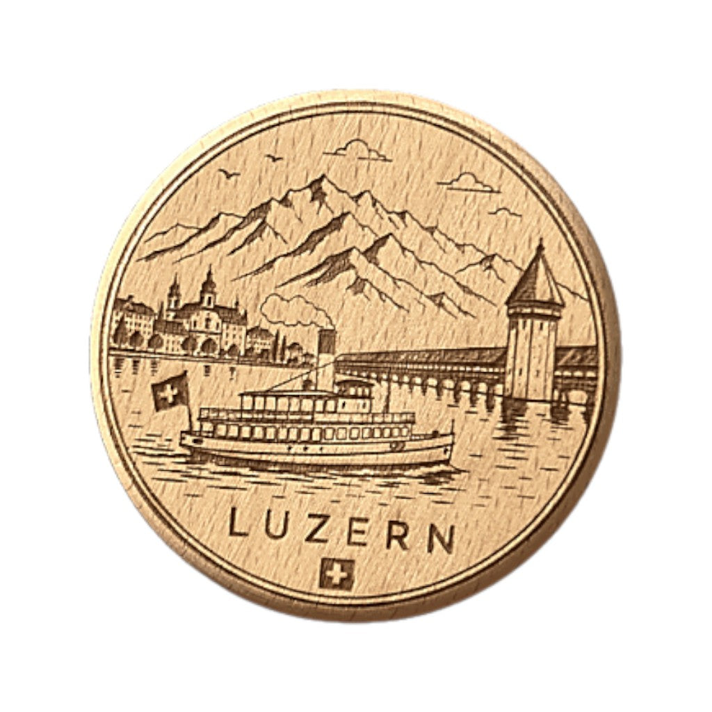BIBIK Magnet Flaschenöffner Luzern See, ⌀ 65 mm
