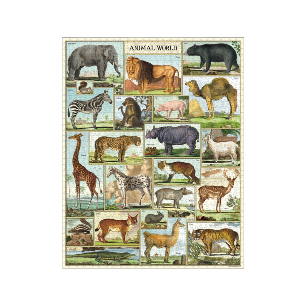 Cavallini Puzzle Animal, 1000 Stück