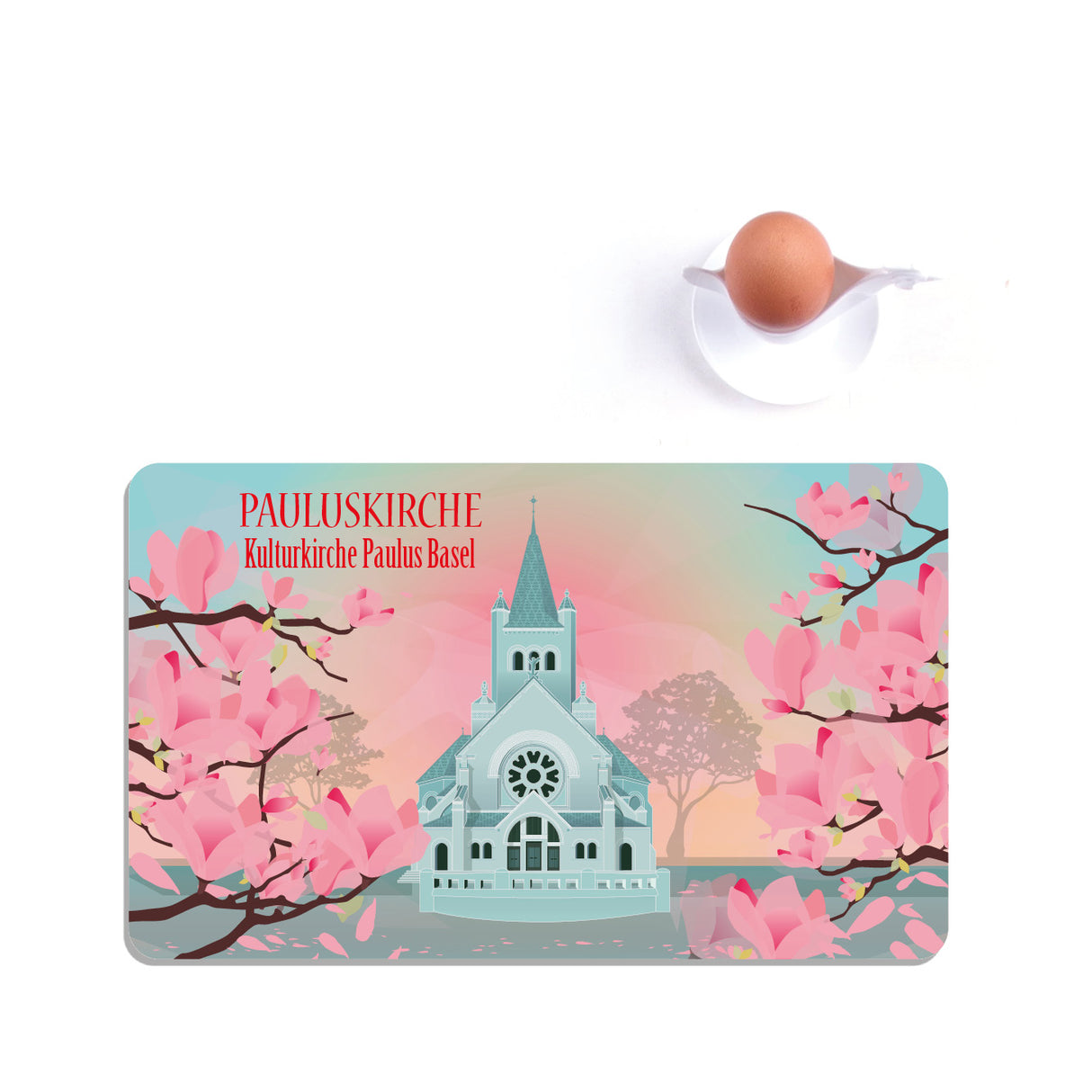 s.wert Frühstücksbrett Basel Pauluskirche
